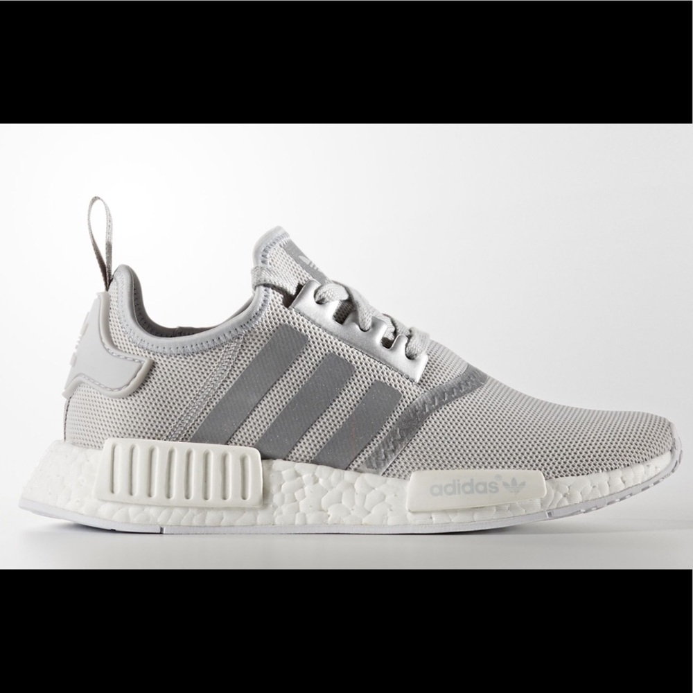 Gray Adidas NMD’s Sneakers